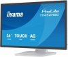 IIYAMA Monitor 24 cale T2452MSC-W1AG FHD,10PKT, POJ, IPS, HDMI, DP, 400cd, biały